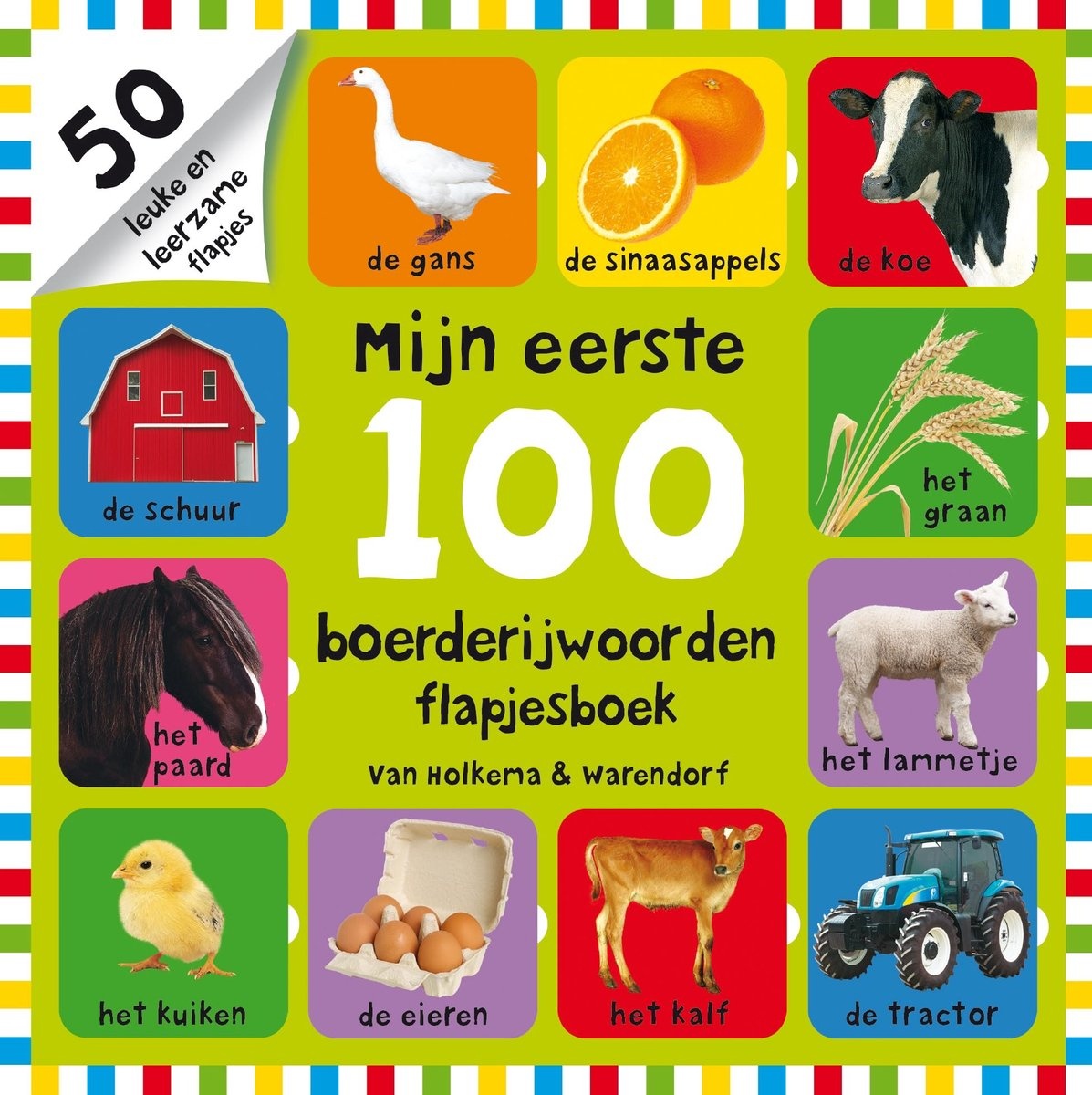 Boek - Flapjesboek - Mijn eerste 100 boerderijwoorden