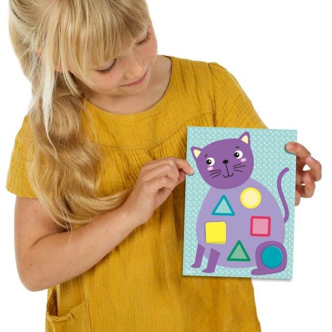 SES Knutselen - Mijn eerste sticker mozaïeken - 1-4jr.