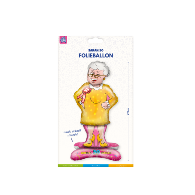 Paperdreams Folieballon - Sarah - 50 - 90cm - Niet geschikt voor Helium