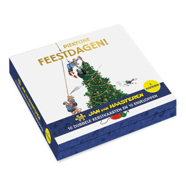 Comello Kaarten - Kerst - Jan van Haasteren - Optuigen & verdwaald- 10st.