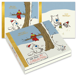 Comello Kaarten - Kerst - Doe eens lief - Vogels & kaars - 10st.