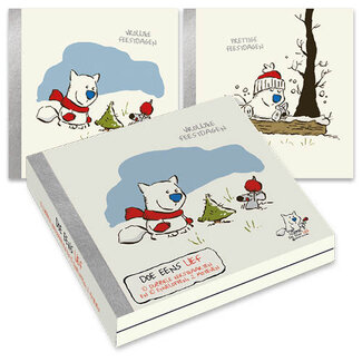 Comello Kaarten - Kerst - Doe eens lief - Kerstboompje & boomstronk - 10st.