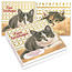Comello Kaarten - Kerst - Franciens katten -  Kittens met goudpatroon - 10st.