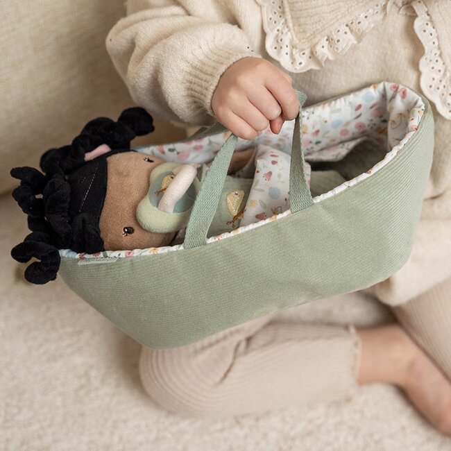 Little Dutch Pop - Baby Evi - In draagmand - Met toebehoren
