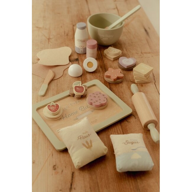 Little Dutch Keuken - Bakker set - Hout - 24dlg.