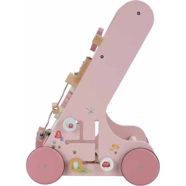 Little Dutch Babywalker - Loop / duwwagen - Fairy Garden - Met activiteiten - Roze