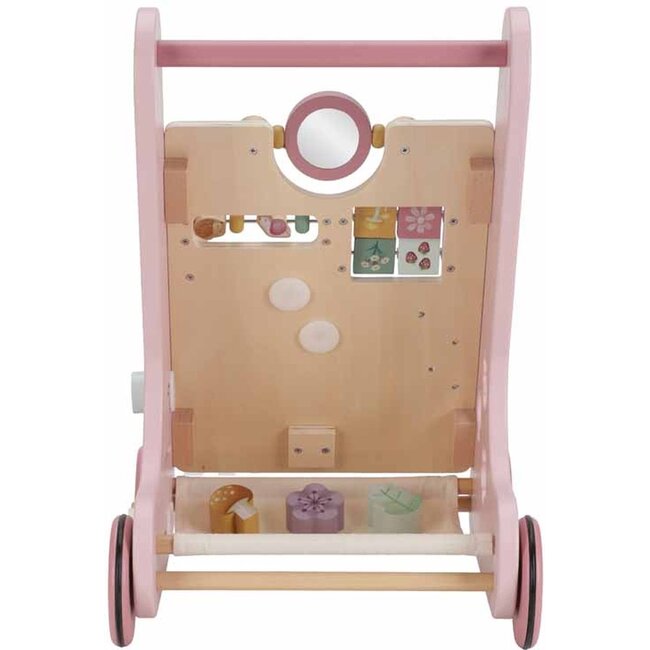 Little Dutch Babywalker - Loop / duwwagen - Fairy Garden - Met activiteiten - Roze