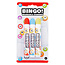 Haza-Witbaard Bingostiften - Rood, geel & blauw - 3st.
