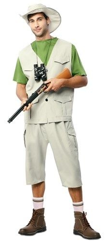 Kostuum - Safari gids - Broek, shirt, vest & hoed - S