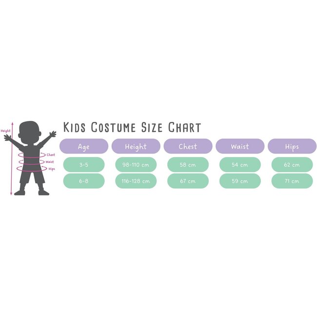 Folat Kostuum - Jurk - Prinses - Luxe - Roze - mt.116/128