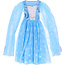 Folat Kostuum - Jurk - Prinses - Sneeuwvlokje - Luxe - Lichtblauw - mt.116/128
