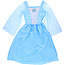 Folat Kostuum - Jurk - Prinses - Sneeuwvlokje - Lichtblauw - mt.98/110