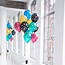 Folat Ballonnen - Metallic - Sterren - Diverse kleuren - 30cm - 12st.