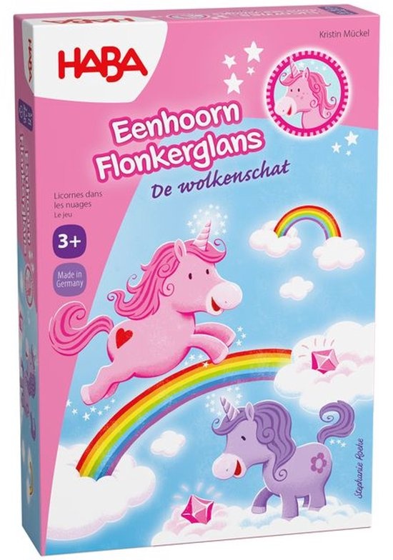 Spel - Eenhoorn Flonkerglans - De wolkenschat - 3+ - Nieuw
