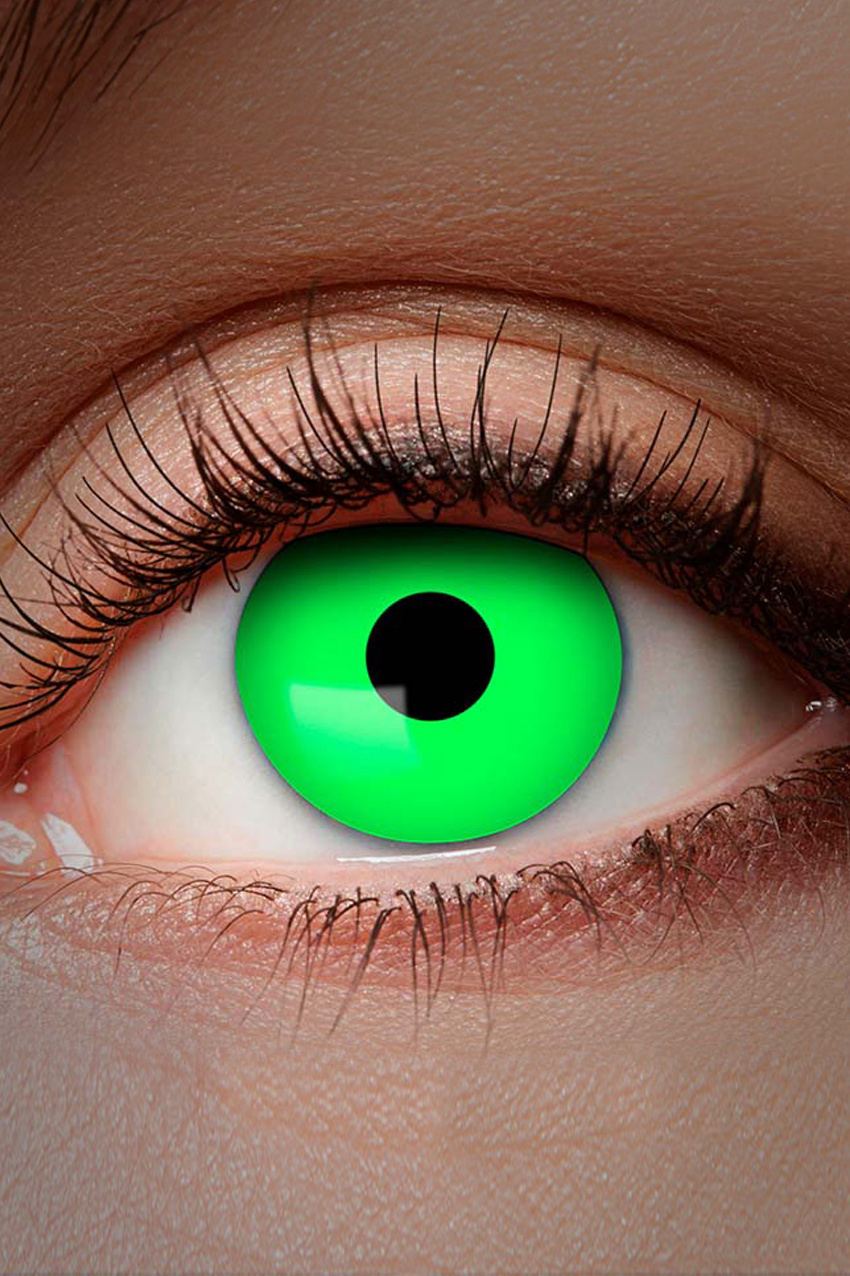 Lenzen - Groen - UV / blacklight - Maandlenzen