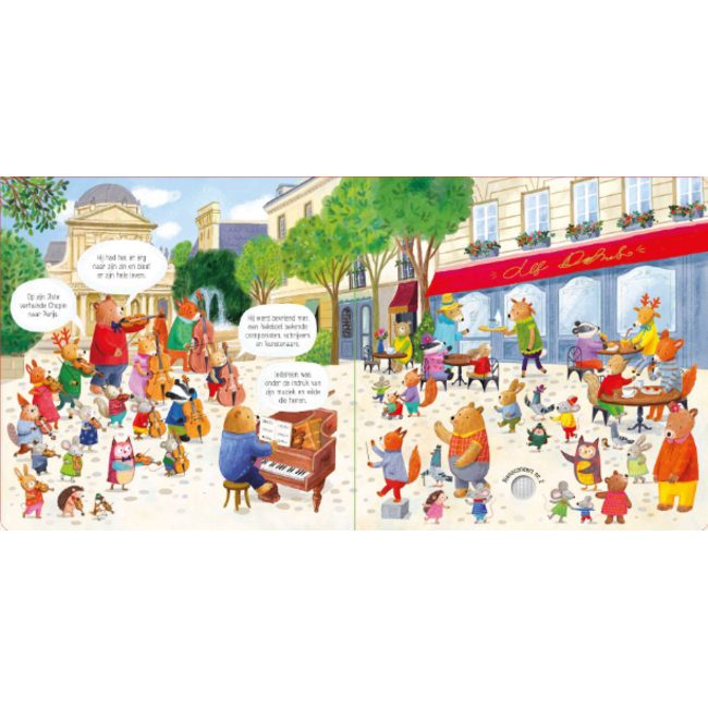 Boek - Het dierenorkest speelt Chopin  - Met geluid