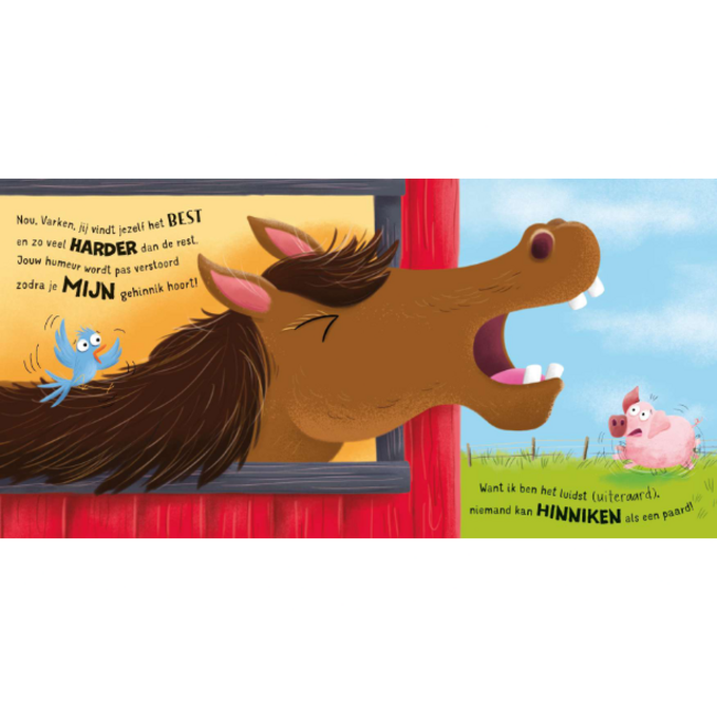 Boek - Wat een lawaai op de boerderij!  - Met geluid