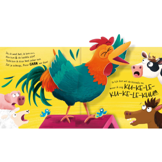 Boek - Wat een lawaai op de boerderij!  - Met geluid