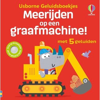 Boek - Meerijden op een graafmachine!  - Met geluid