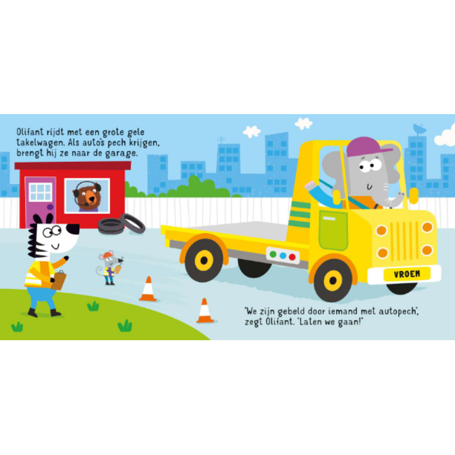 Boek - Meerijden op een takelwagen!  - Met geluid