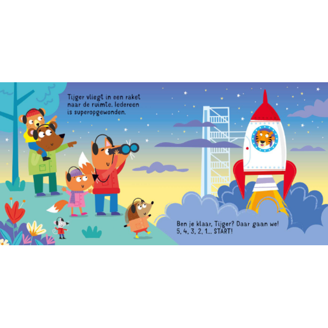 Boek - Meevliegen in een raket!  - Met geluid
