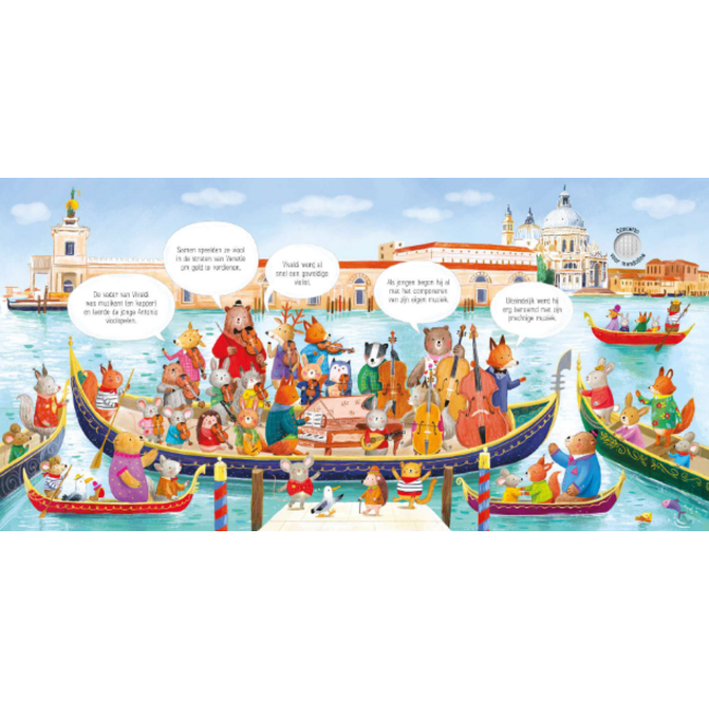 Boek - Het dierenorkest speelt Vivaldi - Met geluid