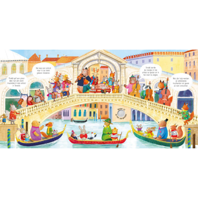 Boek - Het dierenorkest speelt Vivaldi - Met geluid