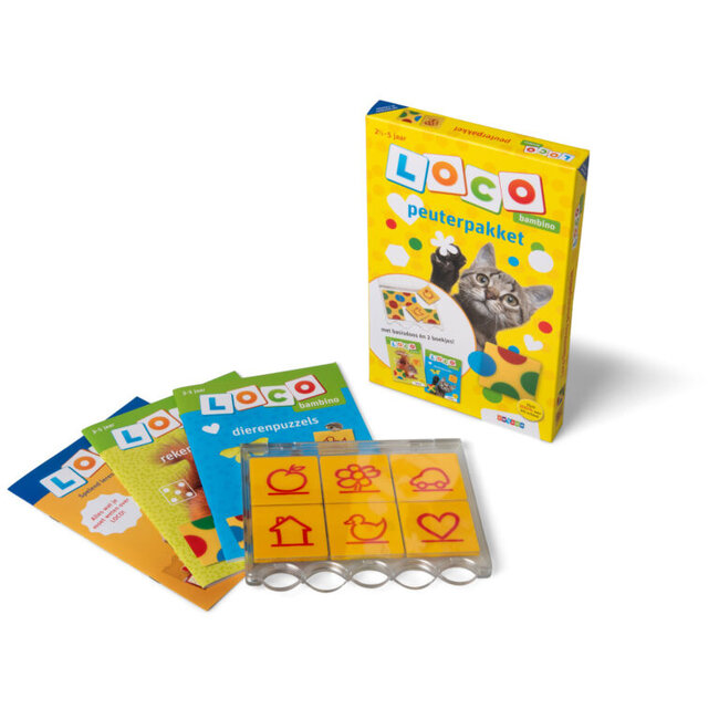 Loco Leerspellen Loco Bambino - Pakket - Peuterpakket - 3-5 jaar