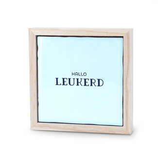 Miko Liefs in een lijstje - Hallo leukerd