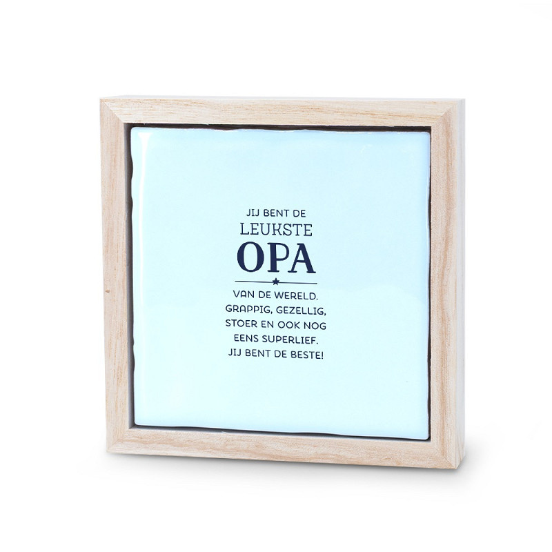 Liefs in een lijstje - Jij bent de leukste opa