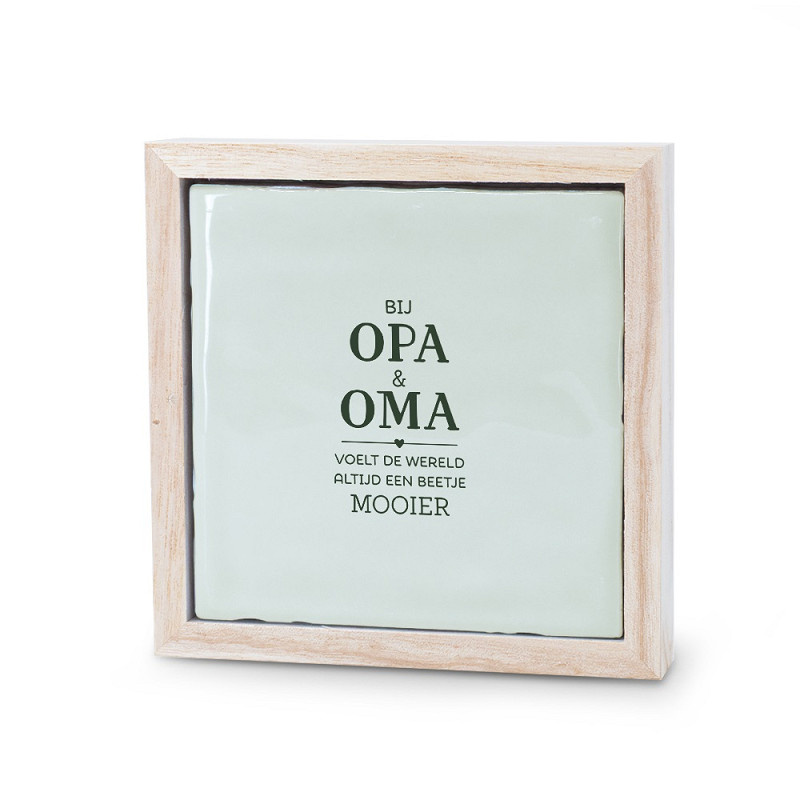 Liefs in een lijstje - Bij opa en oma