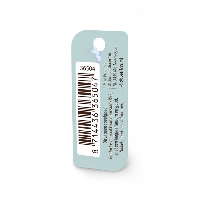 Miko Gouden Charm - H