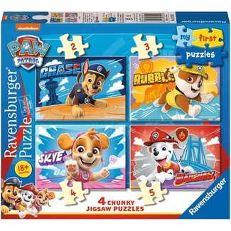 Ravensburger Puzzel - Paw patrol - Eerste puzzels - 2, 3, 4 & 5st.