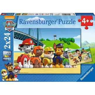 Ravensburger Puzzel - Paw patrol - Dappere honden - 2x24st.