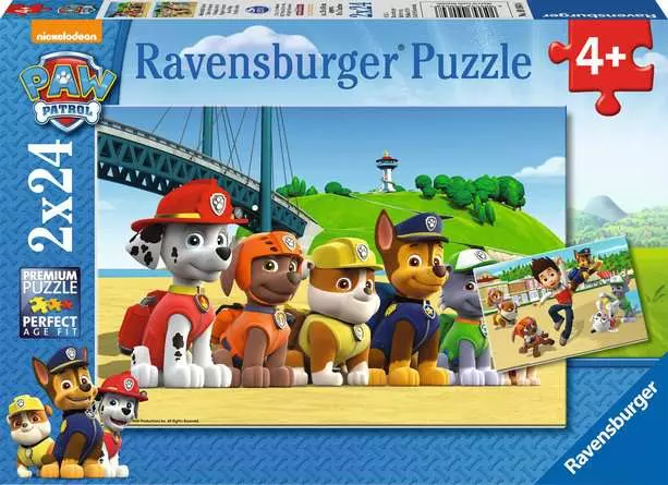 Puzzel - Paw patrol - Dappere honden - 2x24st.