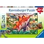 Ravensburger Puzzel - Wilde oertijddieren - 2x24st.