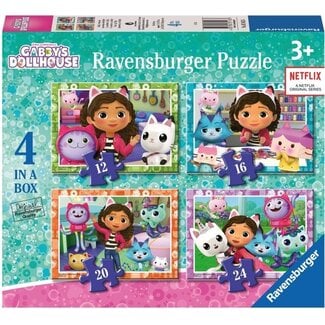 Ravensburger Puzzel - Gabby's dollhouse - 12, 16, 20 & 24st.