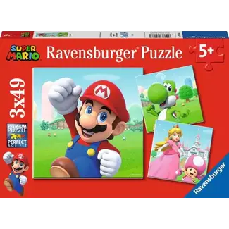 Ravensburger Puzzel - Super Mario - 3x49st.