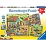 Ravensburger Puzzel - Op de boerderij - 3x49st.