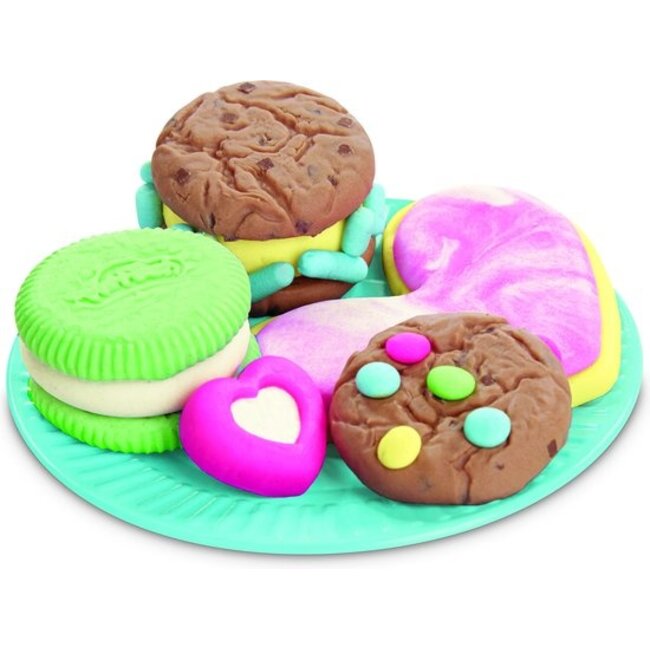 Klei - Speeldeeg - 4x85gr. - Geel, paars, groen, roze