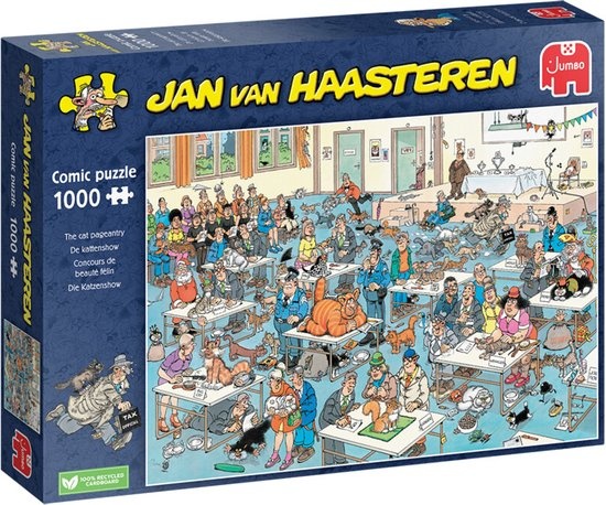 Puzzel - Jan van Haasteren - De kattenshow - 1000st.
