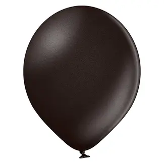 Belbal Ballonnen - Zwart - Metallic - 30cm - 100st.