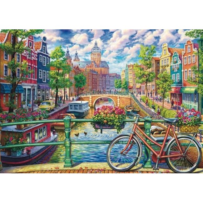 Puzzel - Amsterdamse grachtenpracht - 1000st.