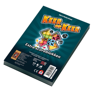 999 Games Keer op keer - Extra scoreblokken - 2st. - Nw.