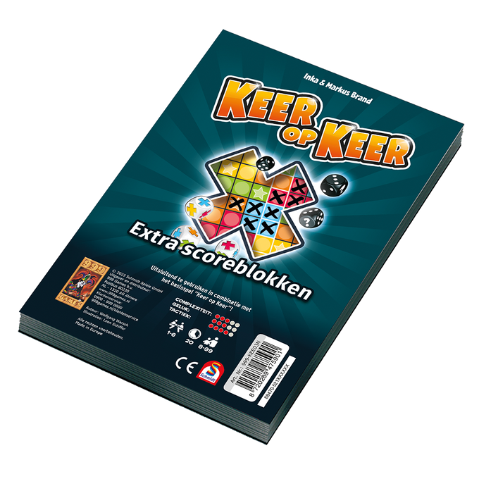 Spel - Keer op keer - Extra scoreblokken - 2st. - Nw.