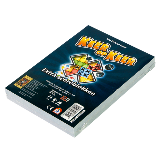 999 Games Keer op keer - Extra scoreblokken - 2st. - Nw.