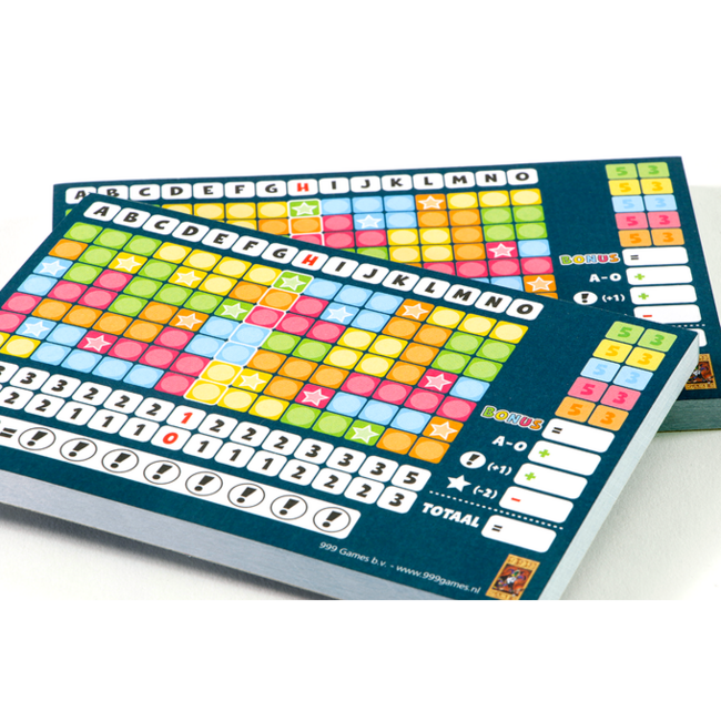 999 Games Spel - Keer op keer - Extra scoreblokken - 2st. - Nw.