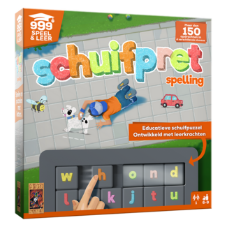 999 Games Leerspel - Schuifpret Spelling - 6 tot 9 jaar