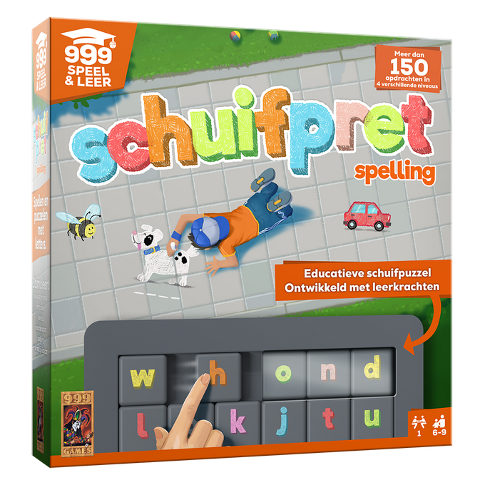 Leerspel - Schuifpret Spelling - 6 tot 9 jaar