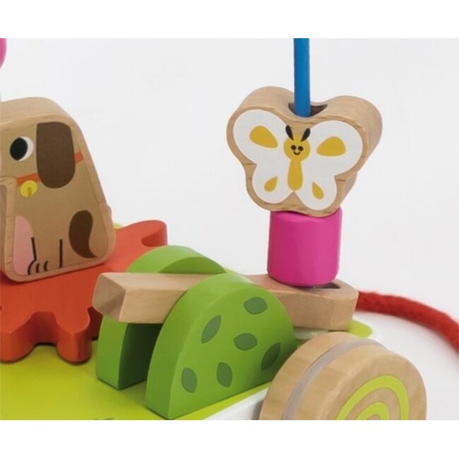 Kralenframe - Boerderij - Trekfiguur